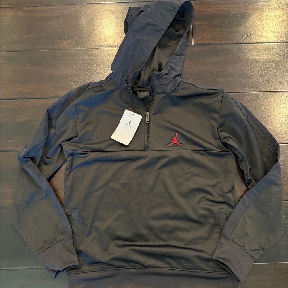 Jordan Boys Black Hoodie Jacket